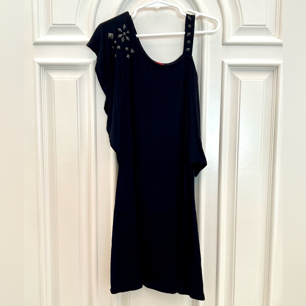 Ella Moss | Black One-Shoulder Embellished Women’s Dress